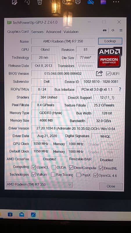 Amd Radeon R7 350 4Gb 3