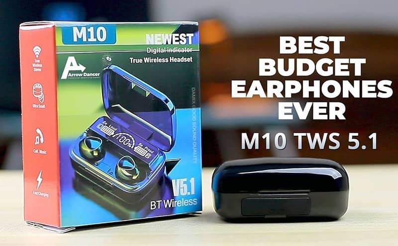 M10 wireless earbuds 4