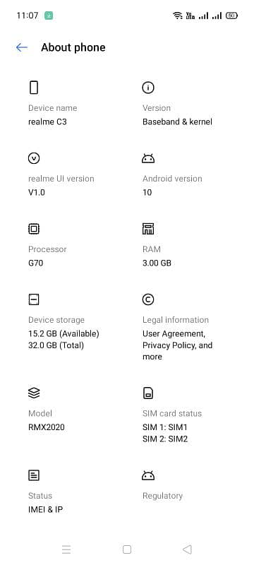 realmi c 3 3 32 box and cable h koi fault nhe ha jis bhai ko lena ha 7