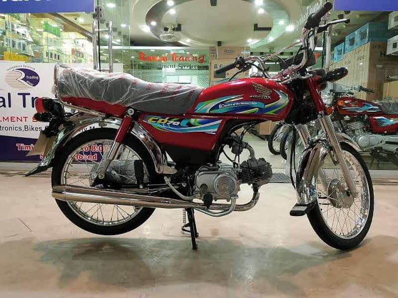 HONDA CD 70 2024 LIKE NEW CONDITION 1ST ONWER AND GENUINE CONDITION 1