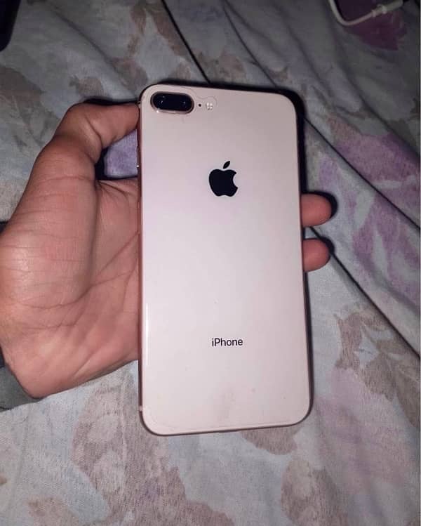 iphone 8plus gold color 64gb pta approved 0