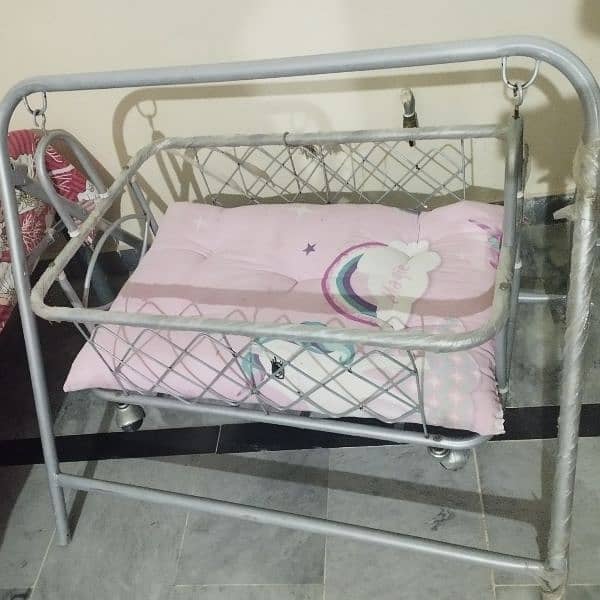 baby swing, baby jhoola with mattress 2