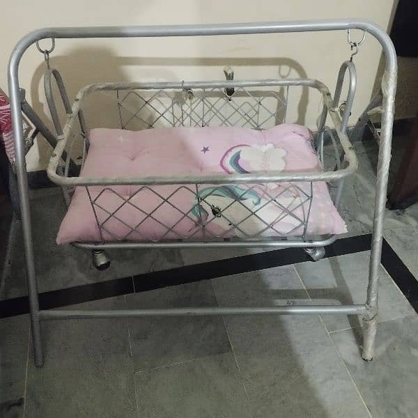 baby swing, baby jhoola with mattress 4