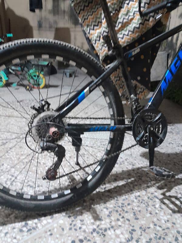 black and blue mtb cycle 5