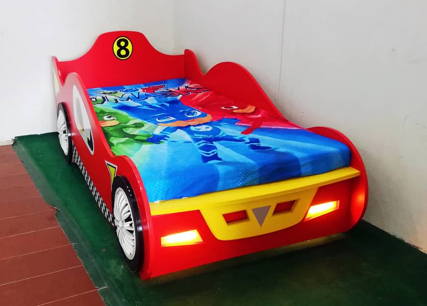 New Style Kids Single Car Bed for Boys Sale in Pakistan 2