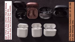 apple airpods sony samsung galaxy buds charging case available