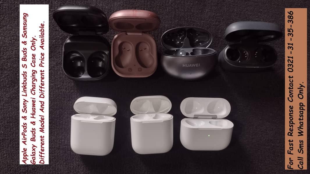 apple airpods sony samsung galaxy buds charging case available 0