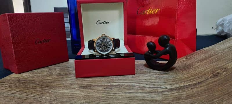 Cartier Skeleton Automatic Gents wrist watch Box packed 1