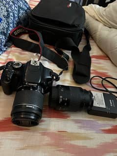 Canon EOS 600D DSLR with 18-55mm & 80-200mm Lens