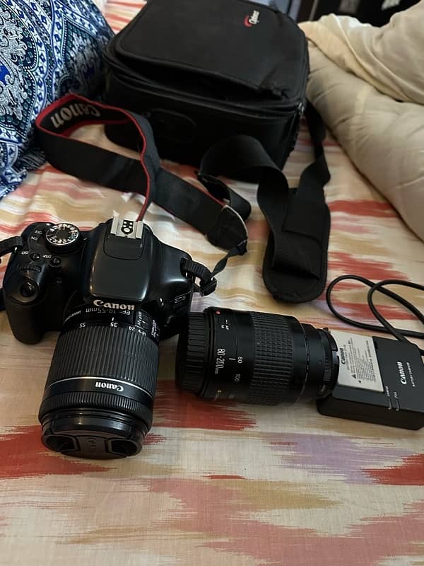 Canon EOS 600D DSLR with 18-55mm & 80-200mm Lens 0