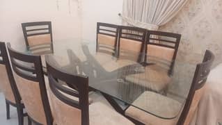 Dining table with chairs