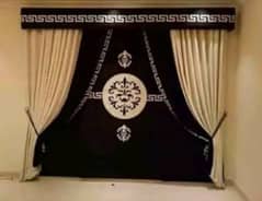 Versace latest design curtain blind and pelmet