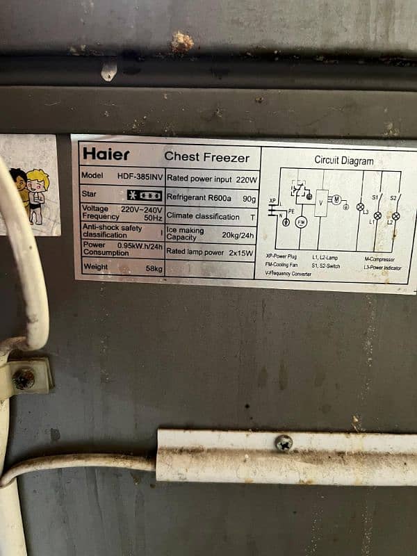 Haier Inverter Double Door Freezer for sale 5