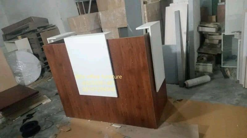 reception counter, office cash counter, office help front desk ,chair 6