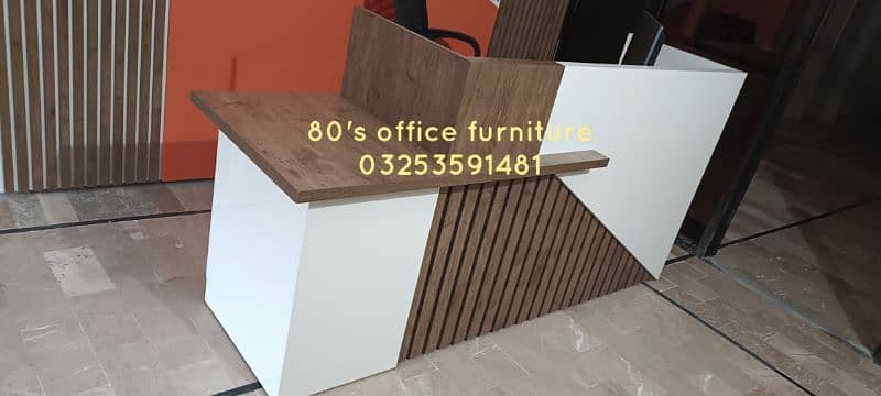 reception counter, office cash counter, office help front desk ,chair 9