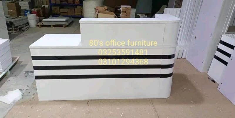 reception counter, office cash counter, office help front desk ,chair 12