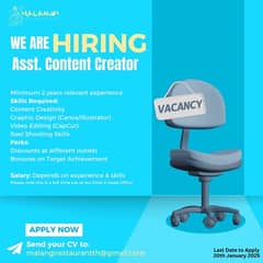 Assistant Content Creator