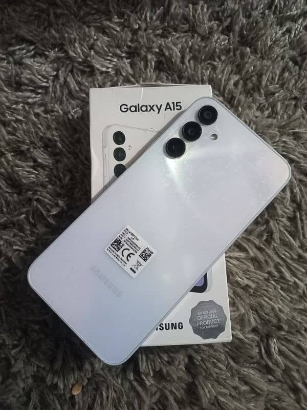 samsung a15 8/256Gb box open 1