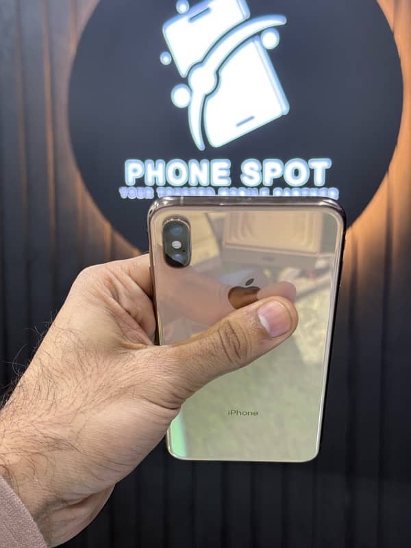 Iphone xs max Gold dual sim pta approved with box    11 12 13 14 15 16 5