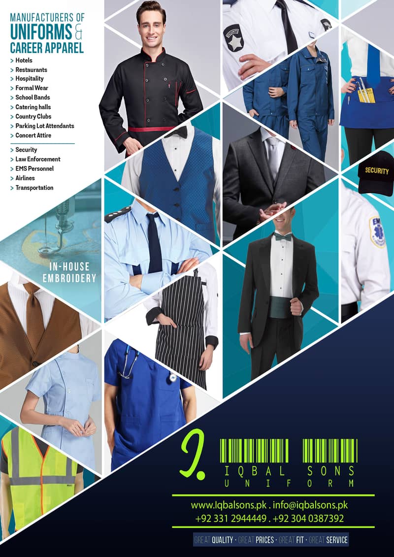 Uniform (School, College, Industrial, Hospital, Corporate, Restaurant) 0