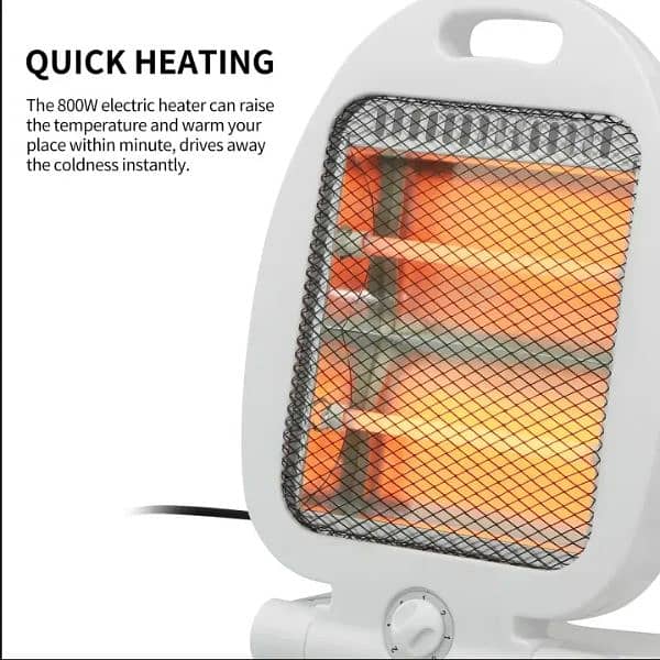 Electric Fan Heater Mini Mobile Heater Home Heating Warm Air Fan 8