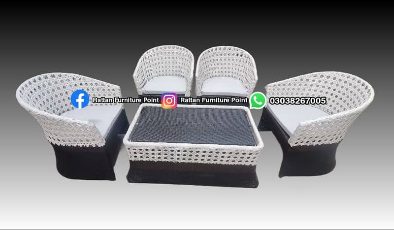 Outdoor Rattan sofa set Best quality garden rooftop patio 0