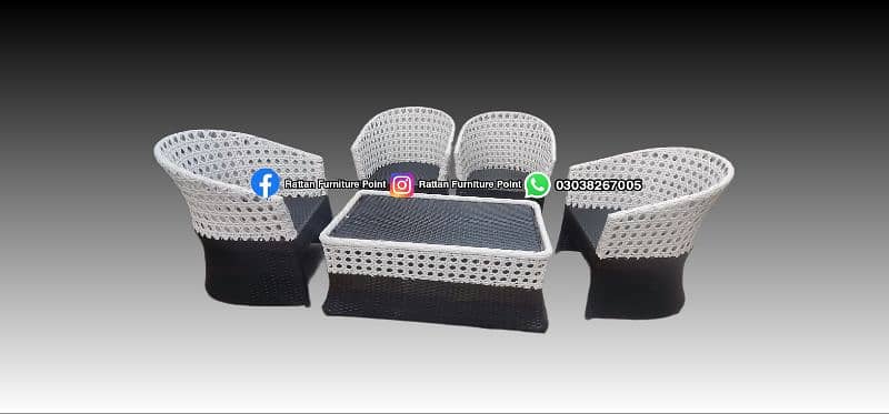 Outdoor Rattan sofa set Best quality garden rooftop patio 3