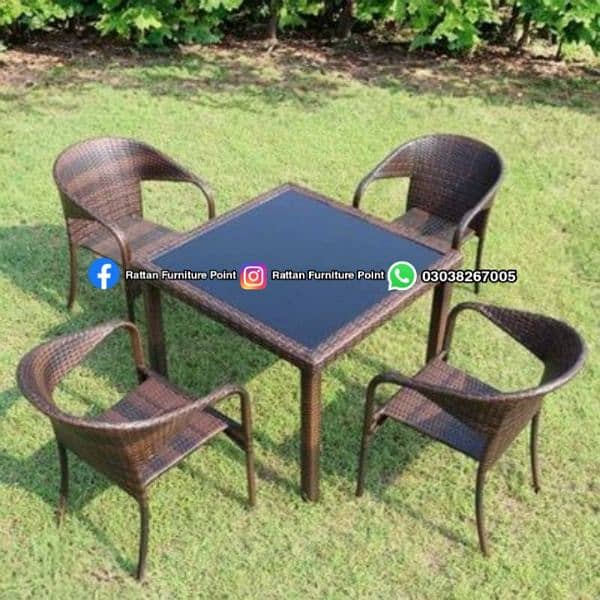 Outdoor Rattan sofa set Best quality garden rooftop patio 12