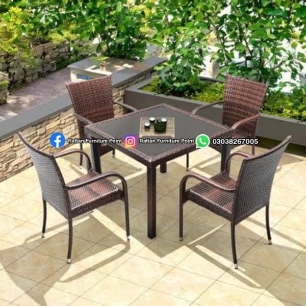 Outdoor Rattan sofa set Best quality garden rooftop patio 13