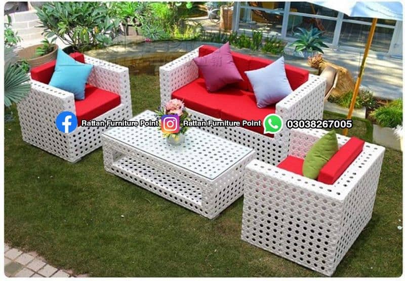 Outdoor Rattan sofa set Best quality garden rooftop patio 14