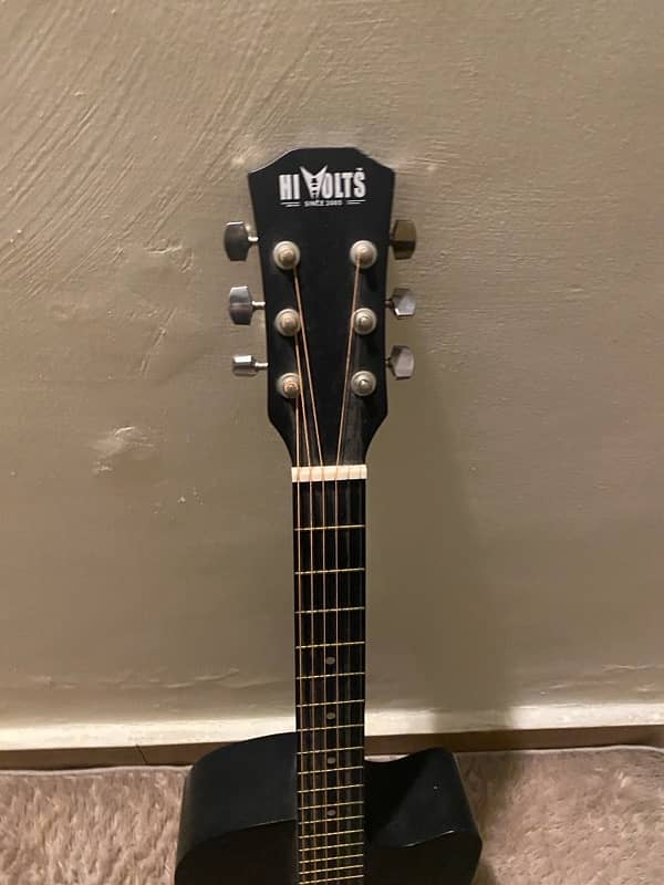 Hi volts matt black guitar 3