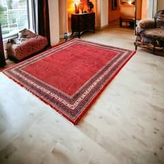 Handmade Red Rug | Rugs & Carpets | Homedecor | Handknottted Qaleen