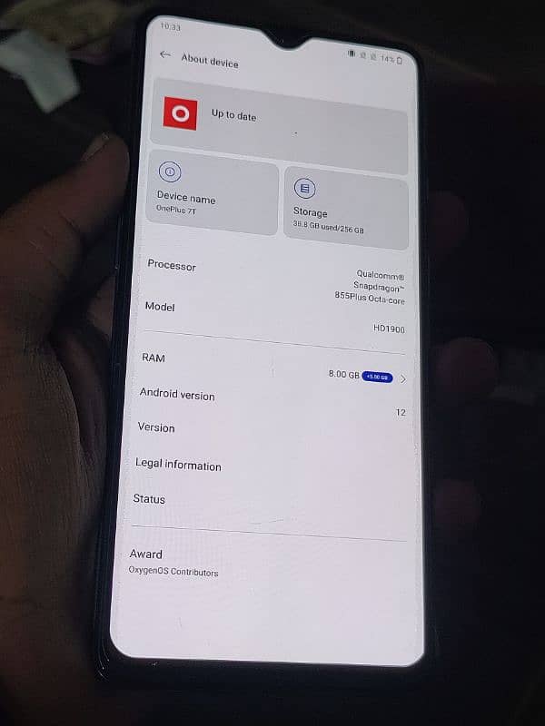 OnePlus 7t 256gb Dual Approved 3