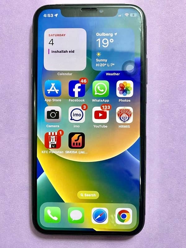 iphone X 256 Gb PTA approved 0