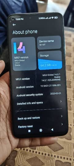 Mi 10T 8/128 all ok mobile 10 by 9 condition exchange wale door rahen