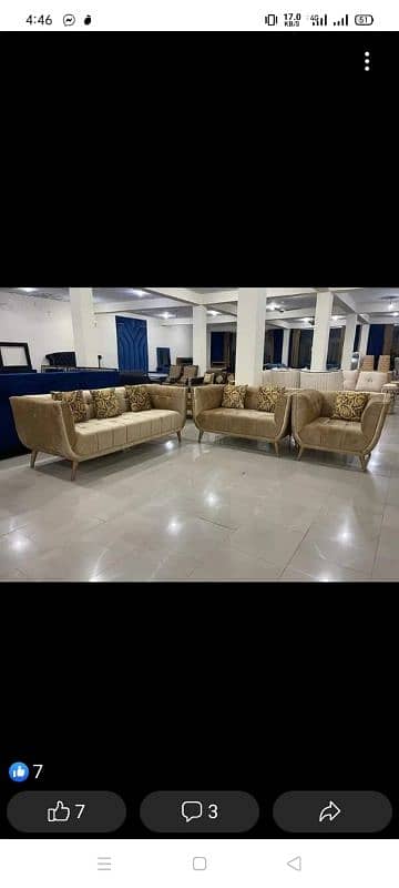 Turkish style sofa set | 5 seater | living room sofa set 0