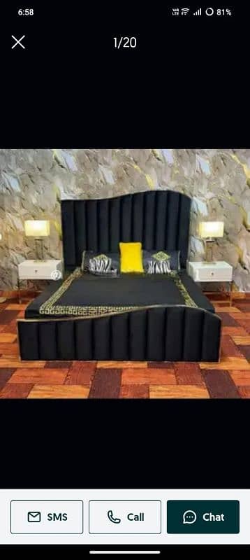 bed dressing side table / double bed35000 / bed / bed set / Furniture 0