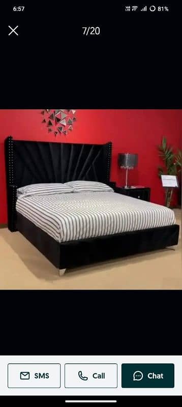 bed dressing side table / double bed35000 / bed / bed set / Furniture 4