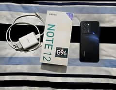 Infinix note 12 8/128 box and charger original 10/10