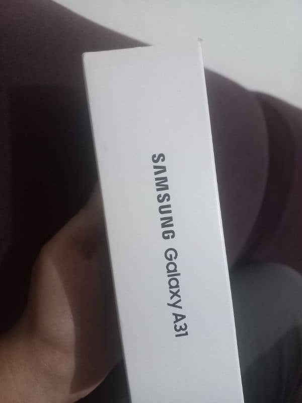 samsung A31 with full boxed 4