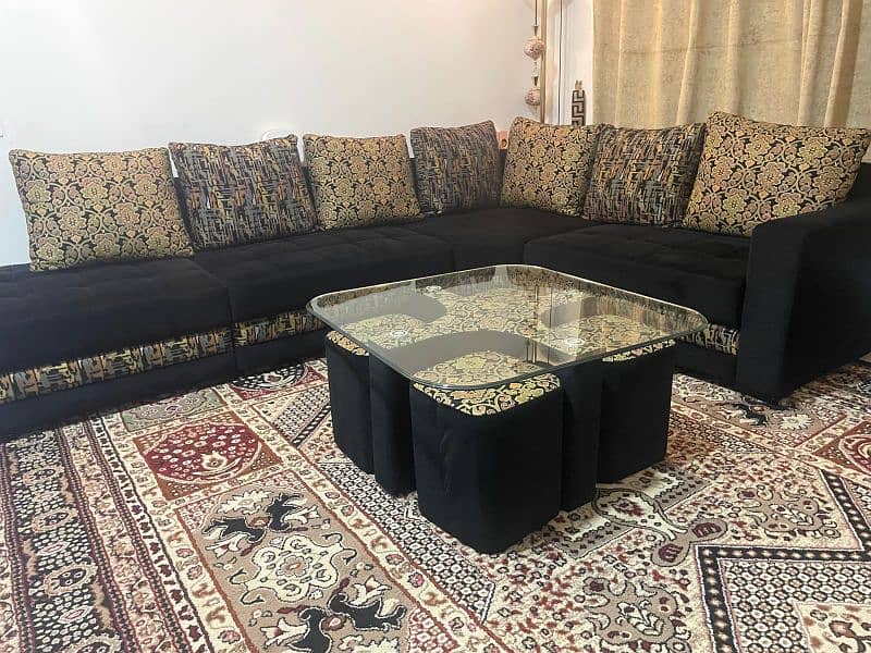 sofa with coffee table 1