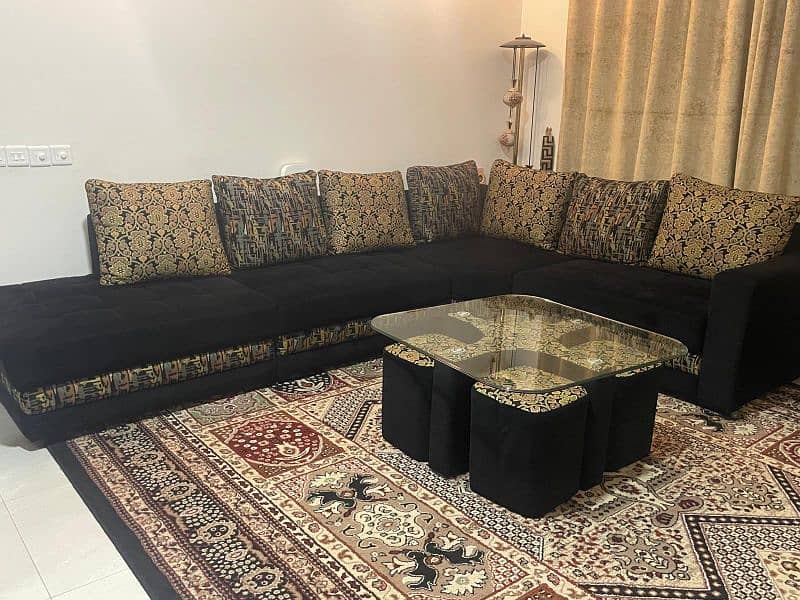 sofa with coffee table 2