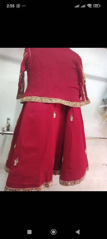 Bridal lehnga|Wedding dress|Designer bridal lehnga|Bridal dress| 2