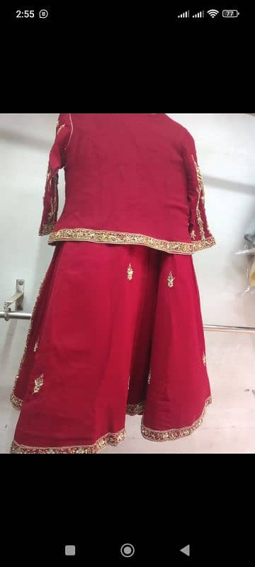 Bridal lehnga|Wedding dress|Designer bridal lehnga|Bridal dress| 14