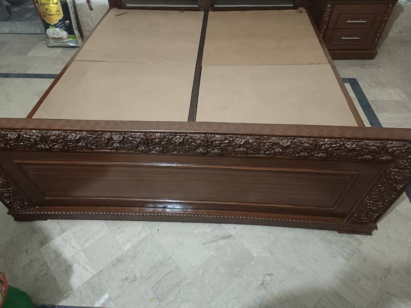 wooden bed set 1