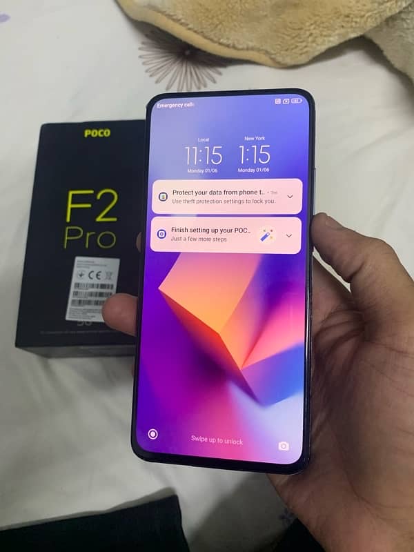 poco f2 pro with box 0