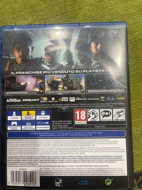 PS4 call of duty modern warfare 2 cross gen edition 1