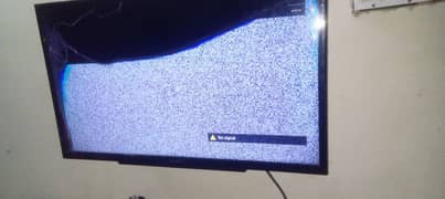 Sony 32 inch LeD only half damage