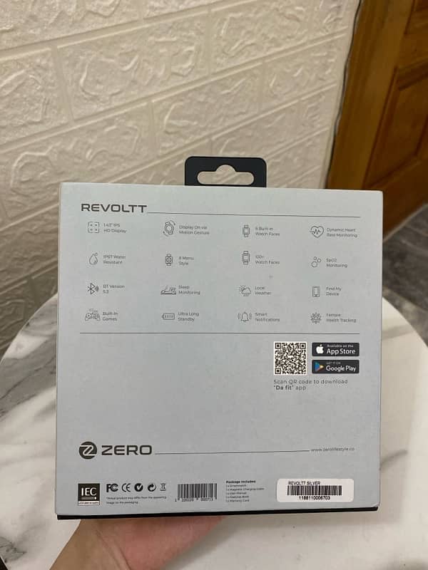 ZERO LIFESTYLE- Revoltt Smart Watch 9