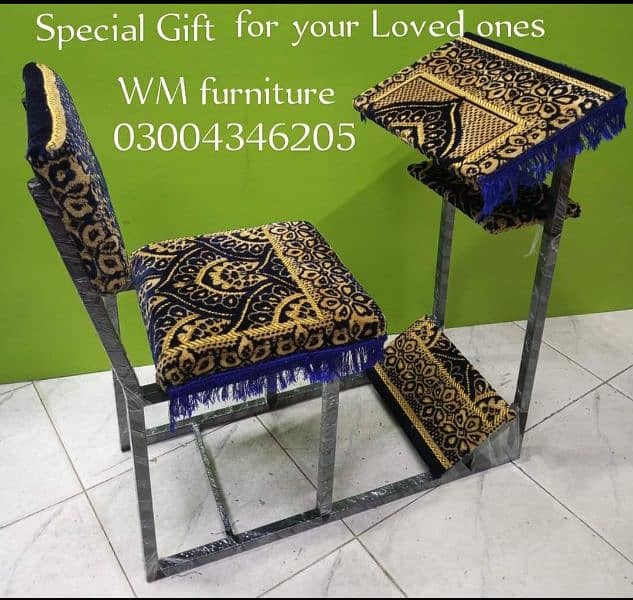 Prayer chair/Namaz chair/Prayer desk/Namaz desk/Study desk/Chair /Desk 14